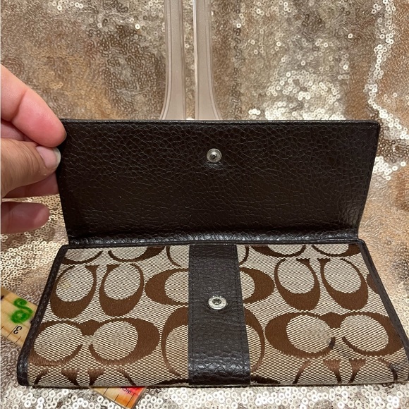 Coach Preloved Trifold Monogram Wallet - Picture 5 of 14